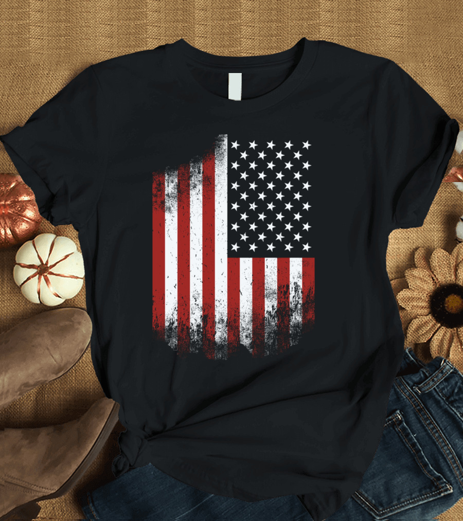 Definition Of Patriotism American Flag T-Shirt