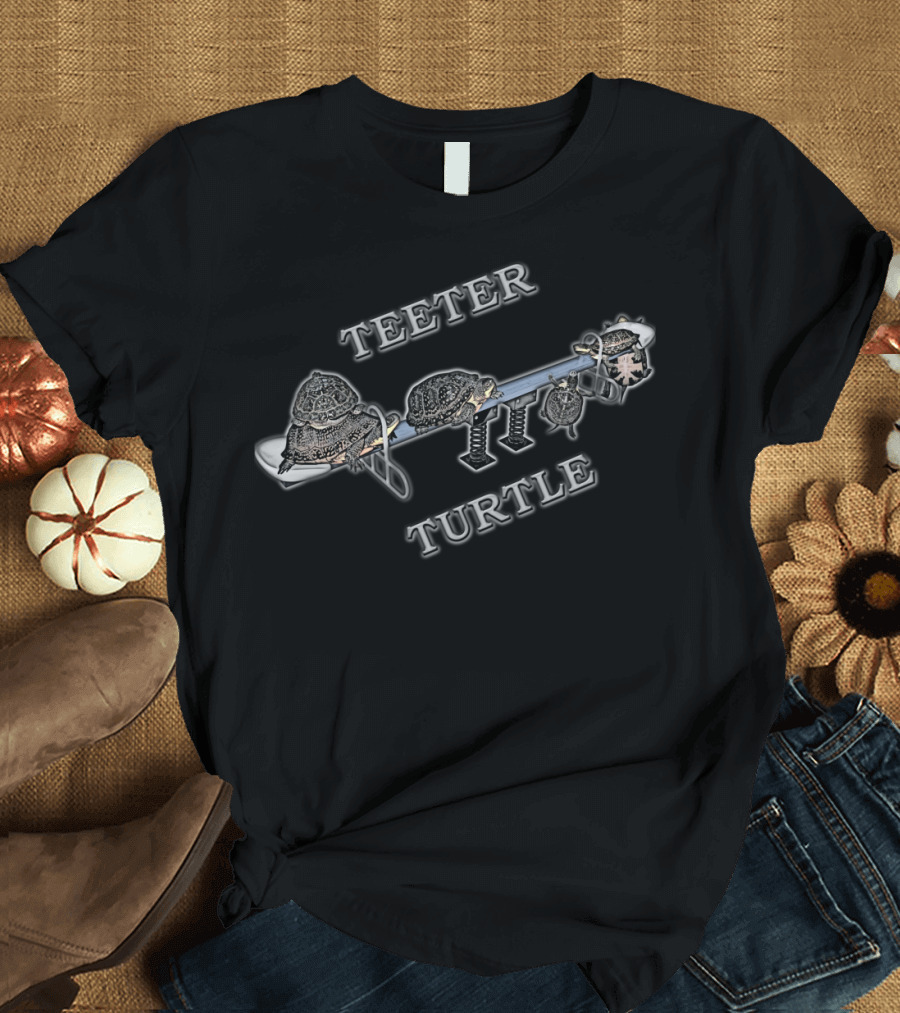 Teeter Turtle See-Saw Balancing Act T-Shirt
