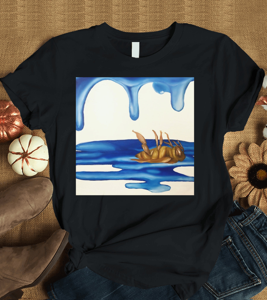 Not Your Honey Blue Honey Bee Drip T-Shirt