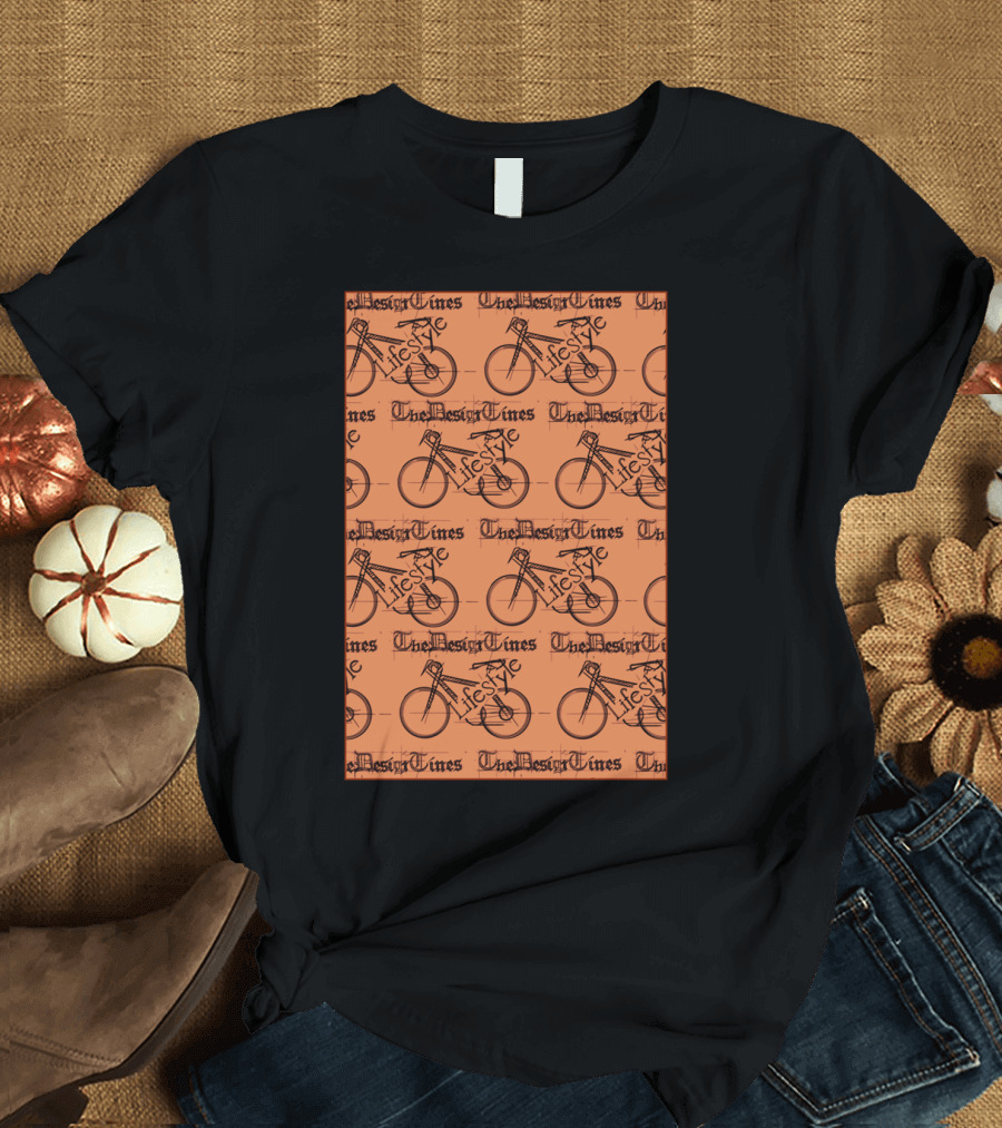 The Design Times Bicycle Lifestyle T-Shirt