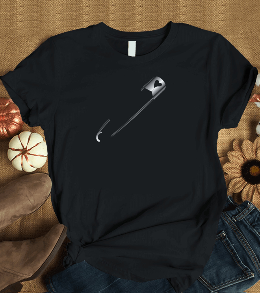 MY Boy With Me Safety Pin T-Shirt