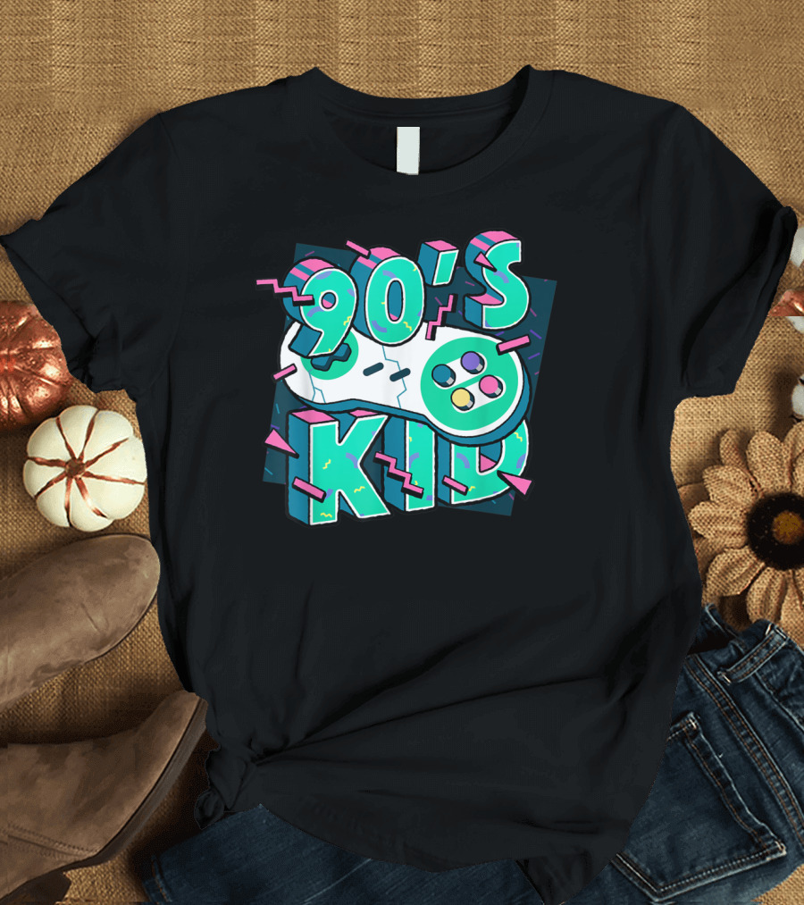 90S Kid Video Gaming Retro Controller T-Shirt