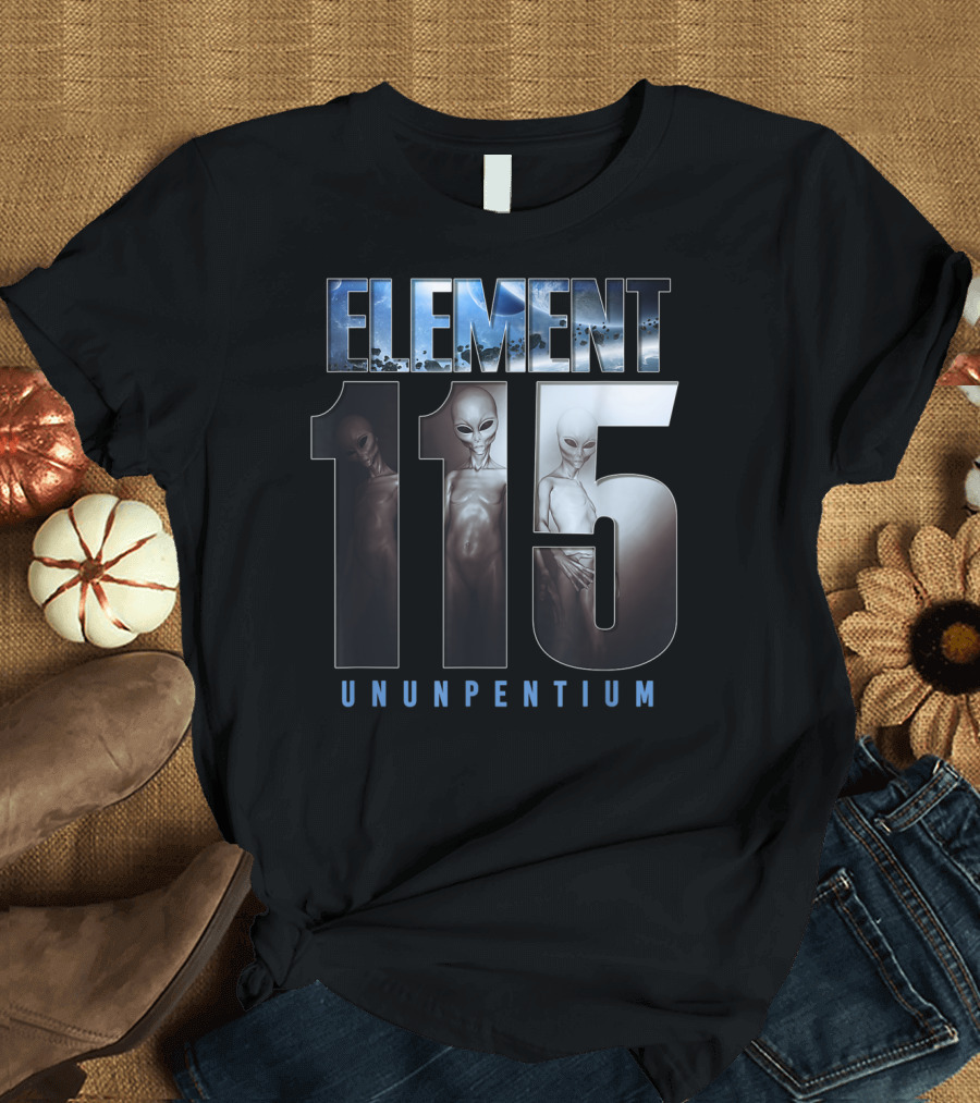Element 115 Ununpentium Alien T-Shirt