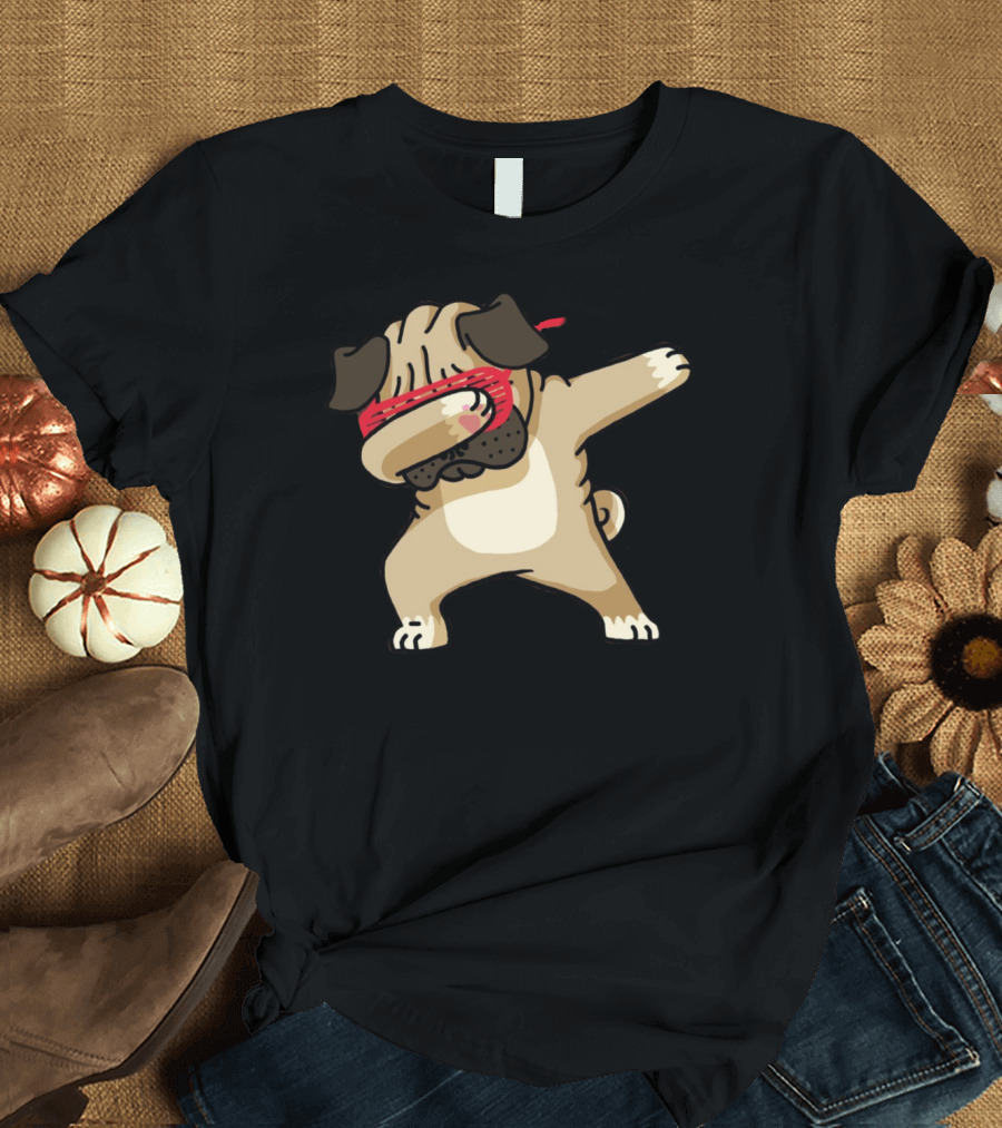 Dabbing Pug Puppy Dab Dance Dog T-Shirt