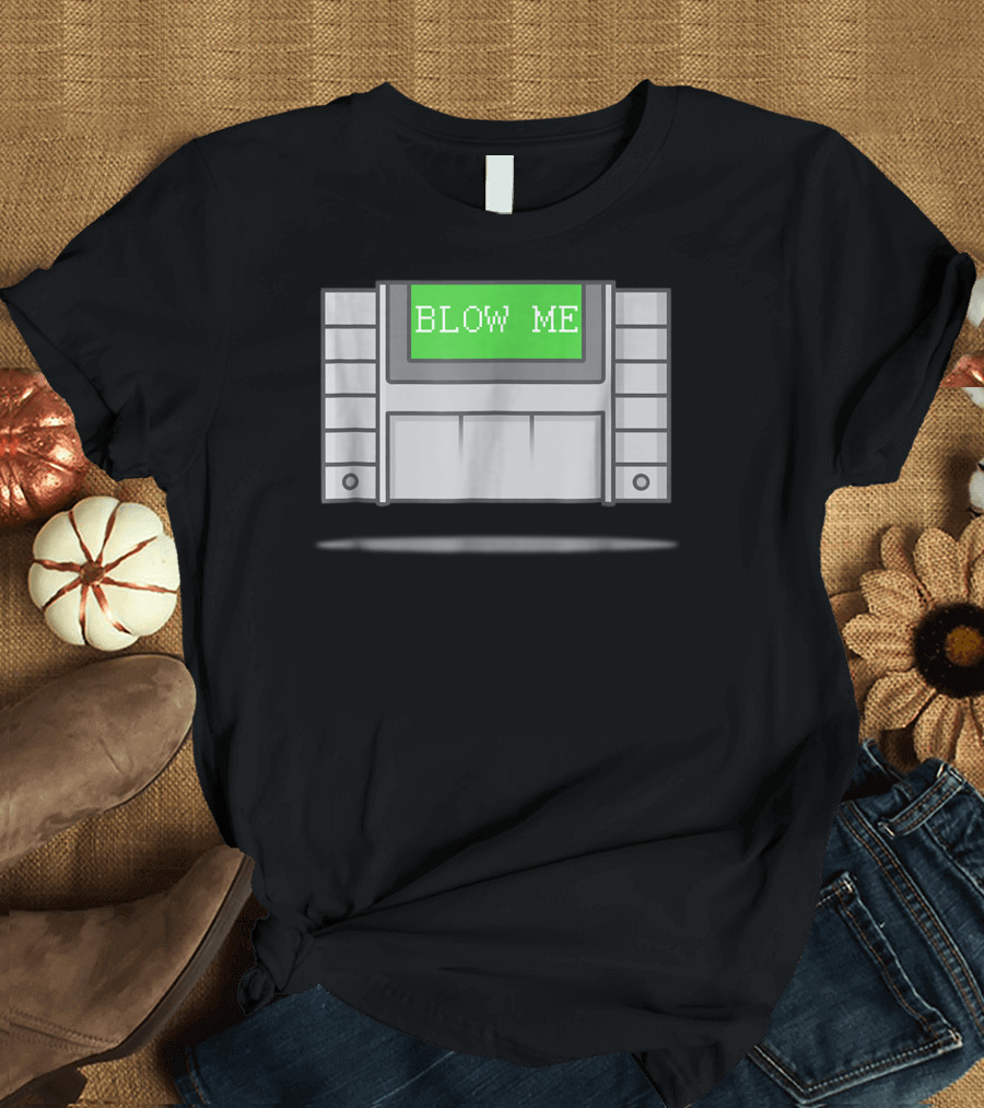 Blow Me Retro Cartridge Old School Gamer Video Game T-Shirt