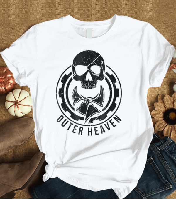 T-Shirt: Outer Heaven Skull Metal Gaming Music Cool Gadgets For Video T-Shirt Outer Heaven Skull Metal Gaming Music Cool Gadgets For Video T-Shirt