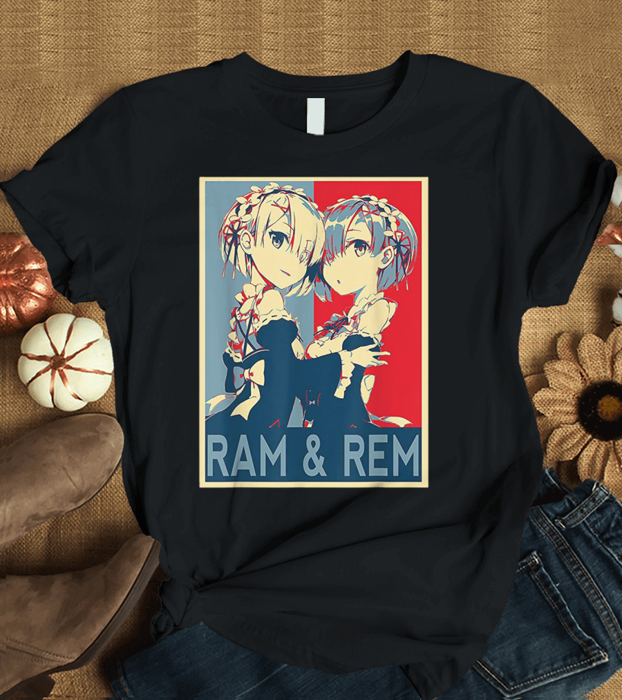 Re Zero Ram and Rem Vintage T-Shirt