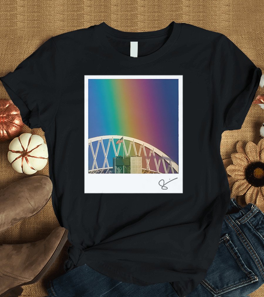 Seattle Pride Rainbow Over Stadium T-Shirt