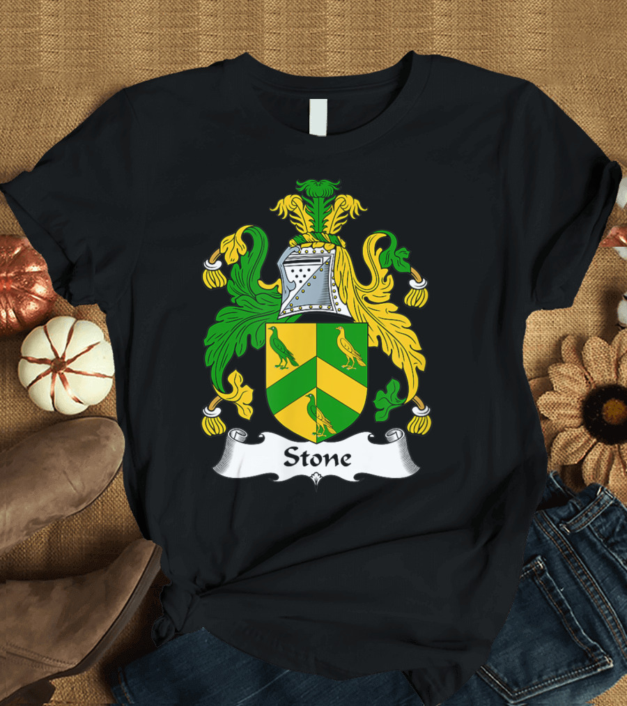 Stone Family Crest Coat of Arms T-Shirt