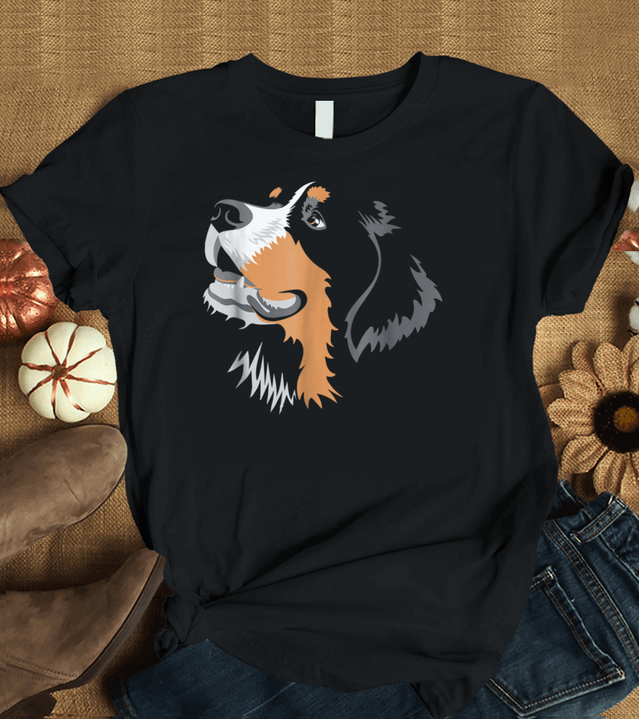 Bernese Mountain Dog Profile T-Shirt