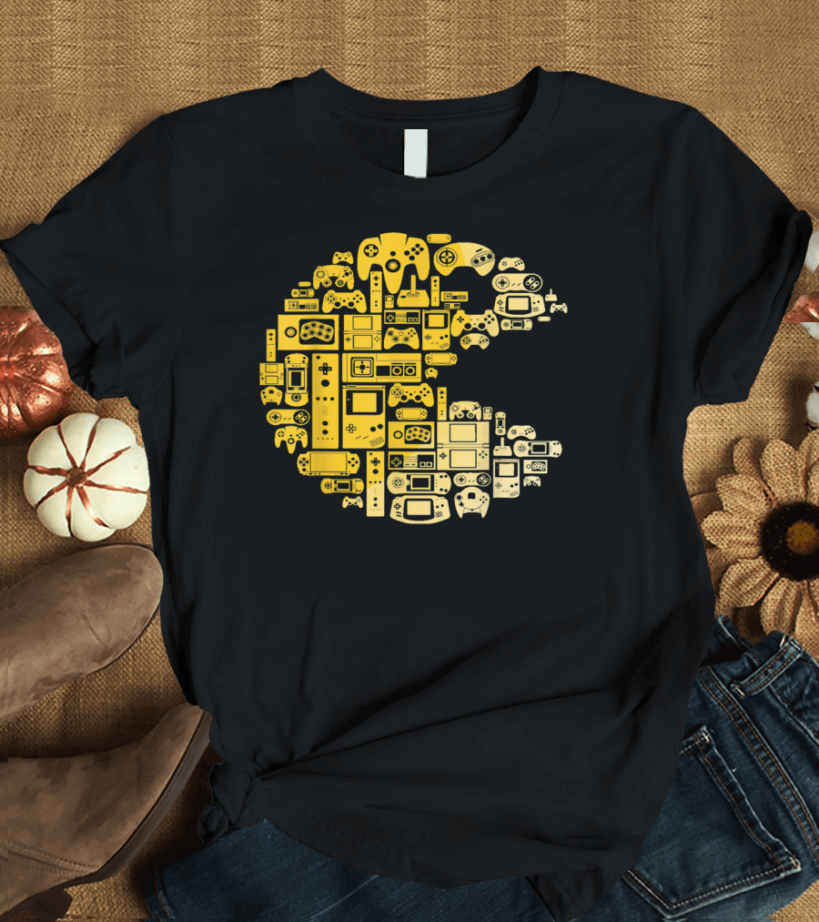 Pac-Man Inspired Video Gamer Funny For Video Game Players T-Shirt