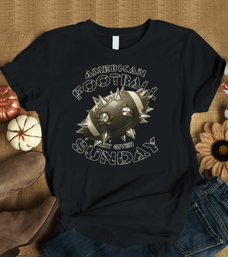 American Football Any Given Sunday Spike Ball T-Shirt