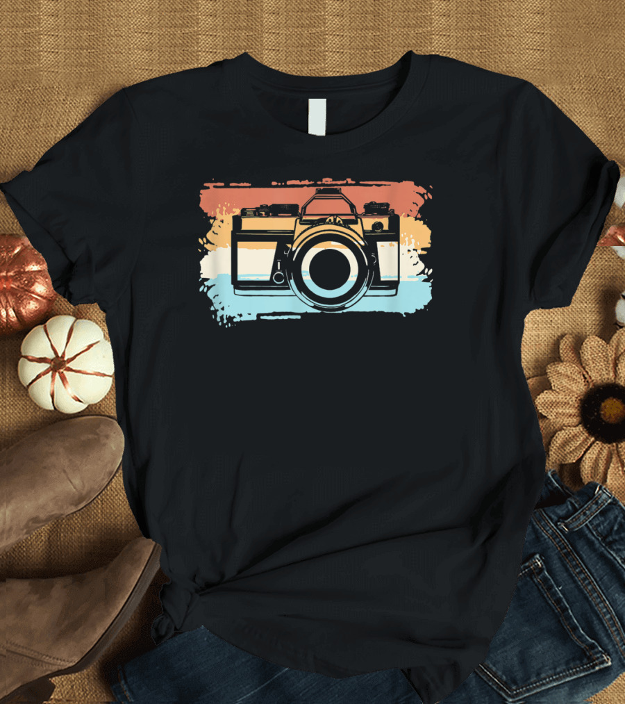 Retro Camera Photographer T-Shirt