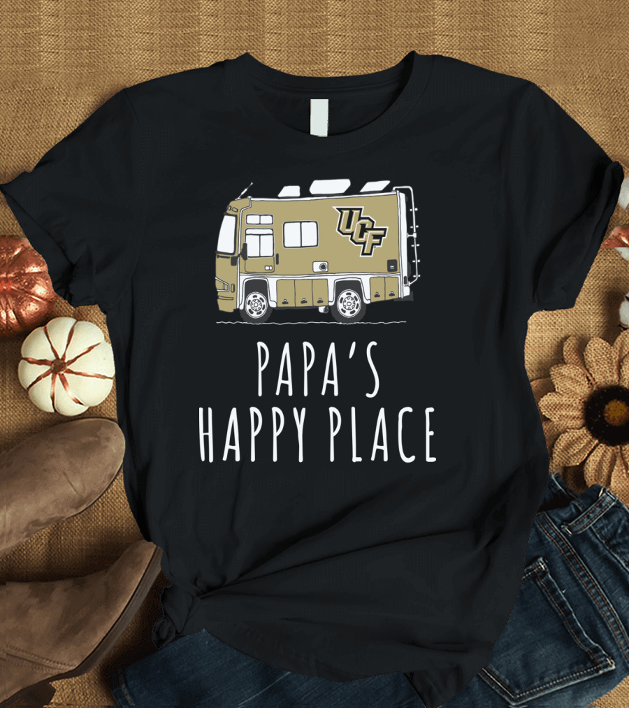 UCF Knights RV Papa's Happy Place T-Shirt