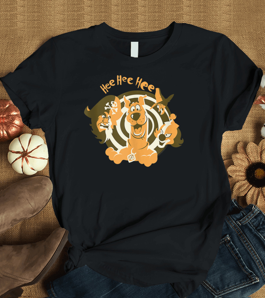 Hee Hee Hee Scoobydoo Zombie Clown Bat Spiral T-Shirt