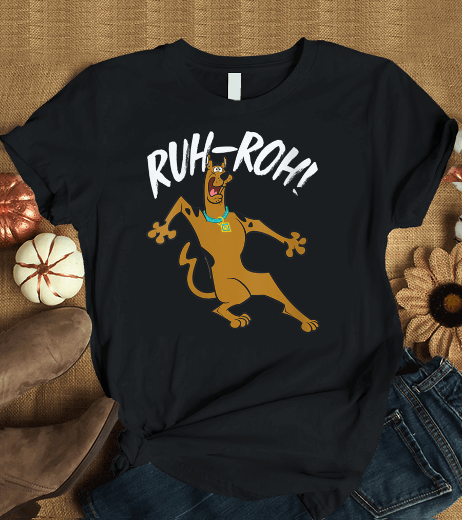 RUH-ROH SCOOBY-DOO CATCHPHRASE VINTAGE STYLE CARTOON CHARACTER T-Shirt