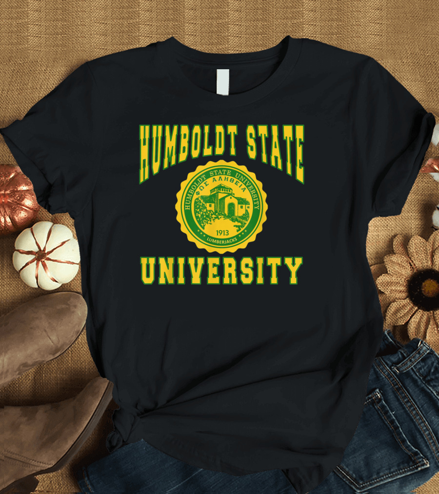 Humboldt State University 1913 Lumberjacks Seal of Arcata T-Shirt