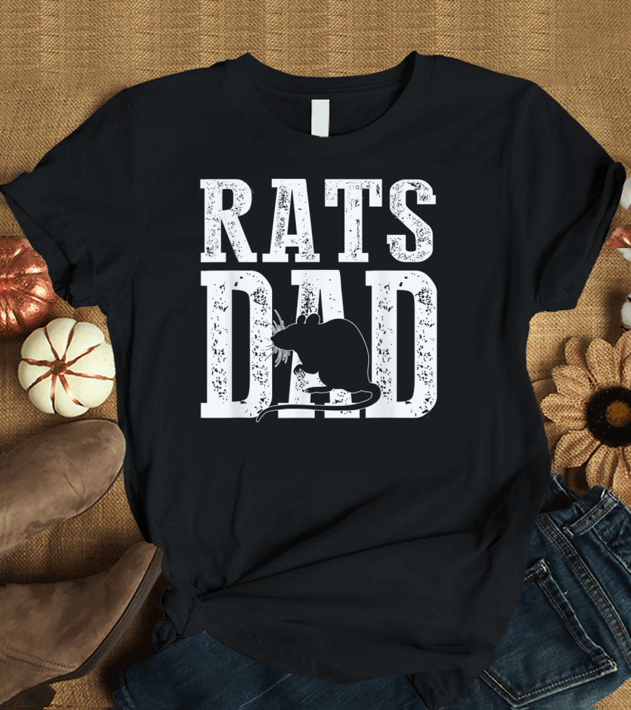 Rats Dad Funny Lover Rats And Boys Rats T-Shirt