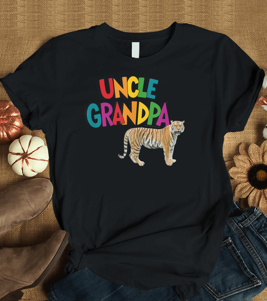 Uncle Grandpa Cartoon Tiger T-Shirt