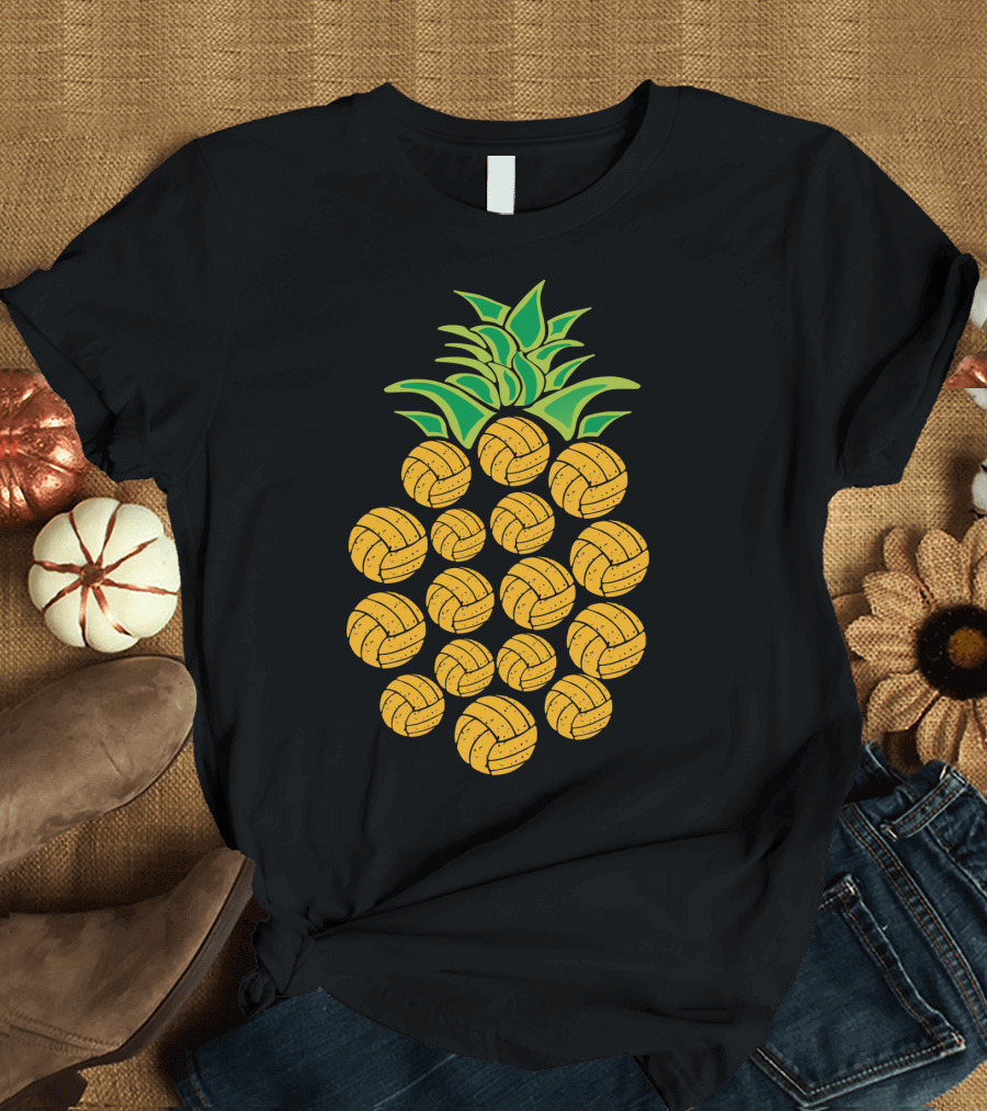 Volleyball Pineapple Cool For N Girls T-Shirt