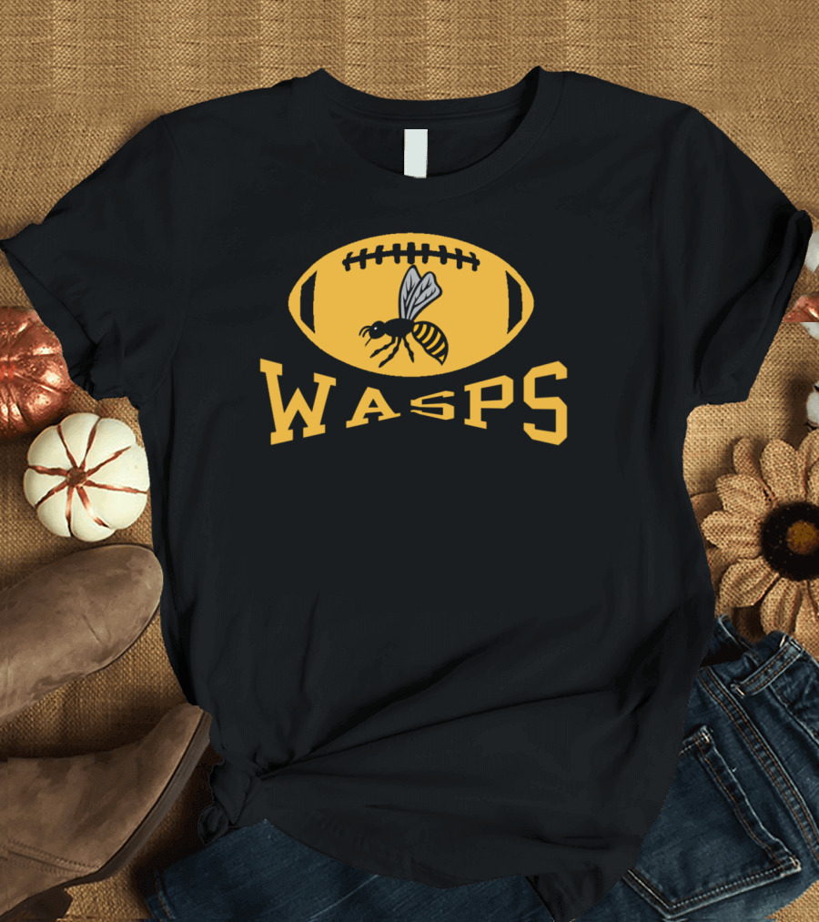 Wasps Rugby Top English Union Yellow Football T-Shirt