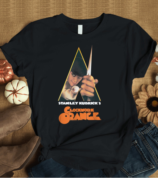 T-Shirt: Stanley Kubrick's Clockwork Orange Alex Bold A Knife T-Shirt Stanley Kubrick's Clockwork Orange Alex Bold A Knife T-Shirt