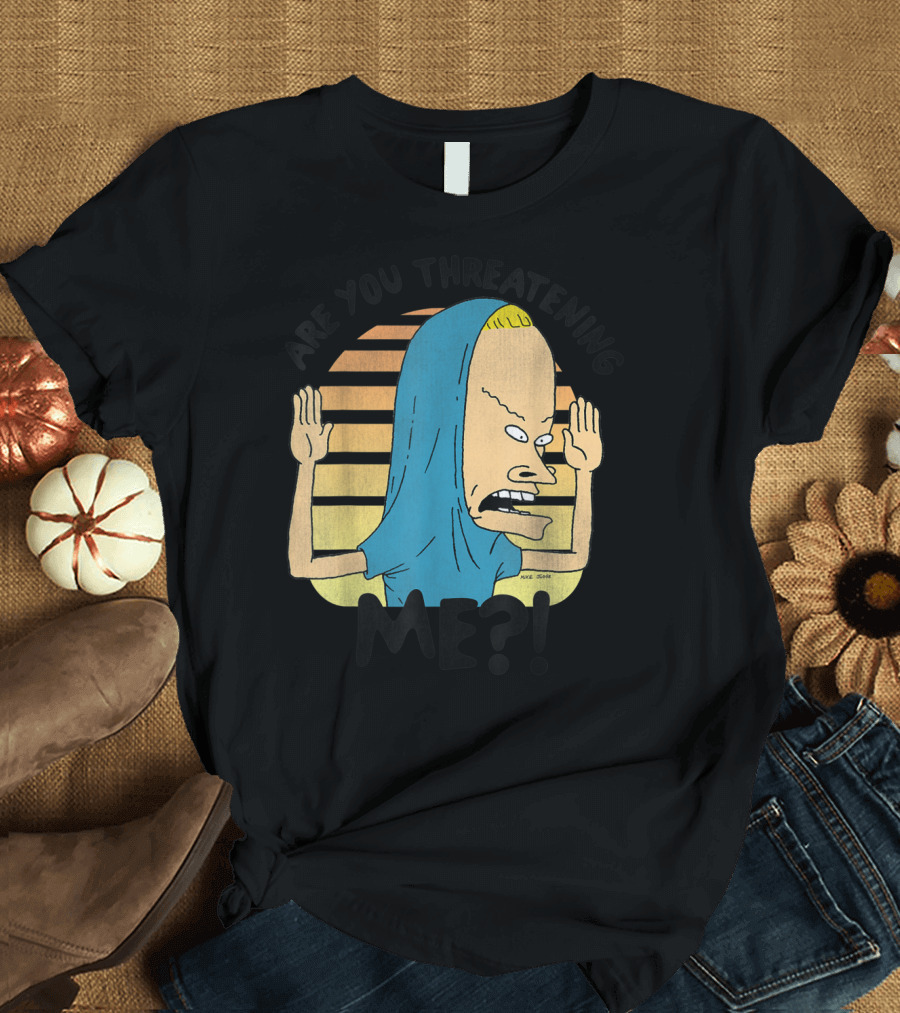 Beavis And Butthead Cornholio Are You Threatening Me T-Shirt