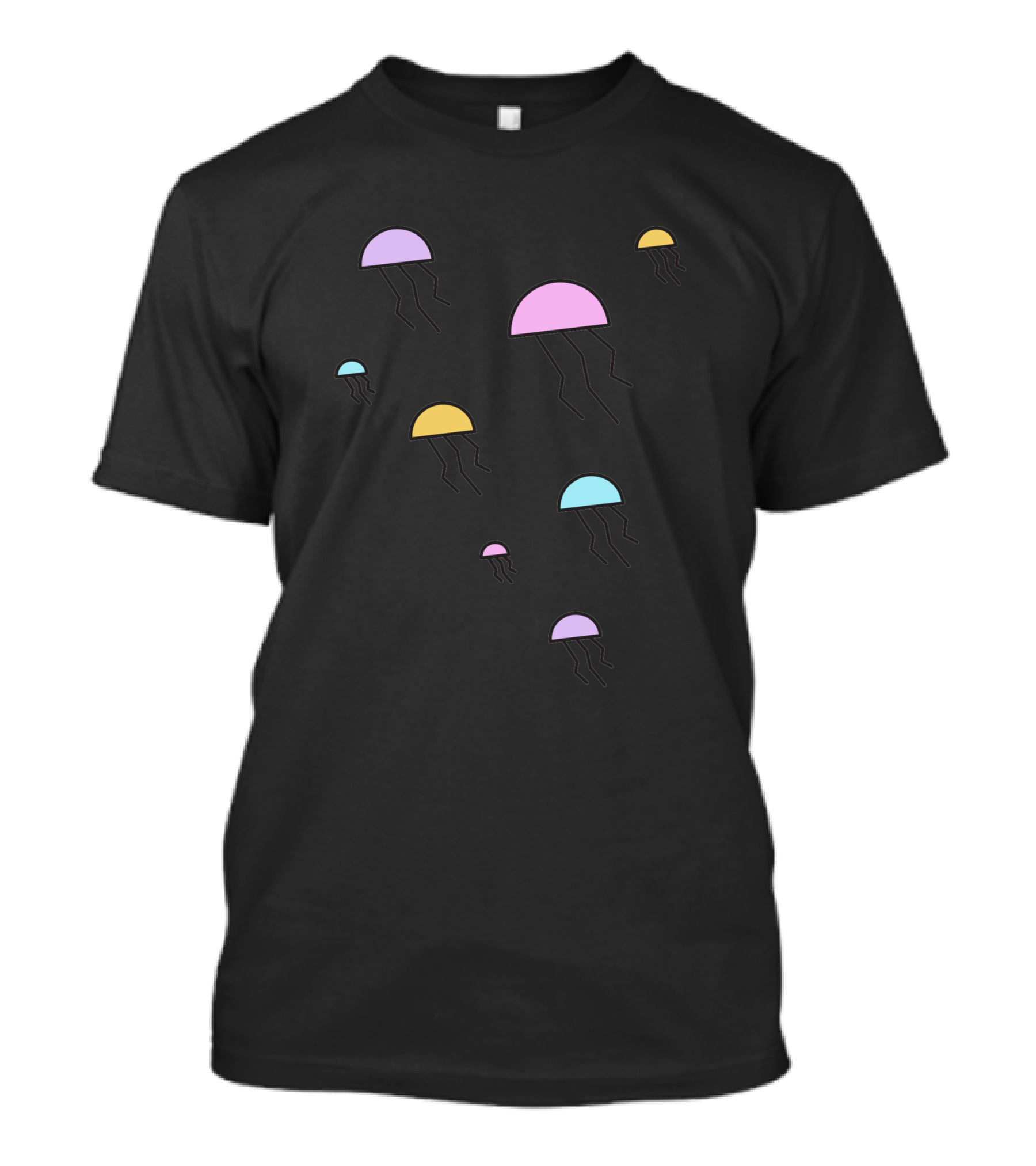 Retro 90s Pastel Jellyfish T-Shirt
