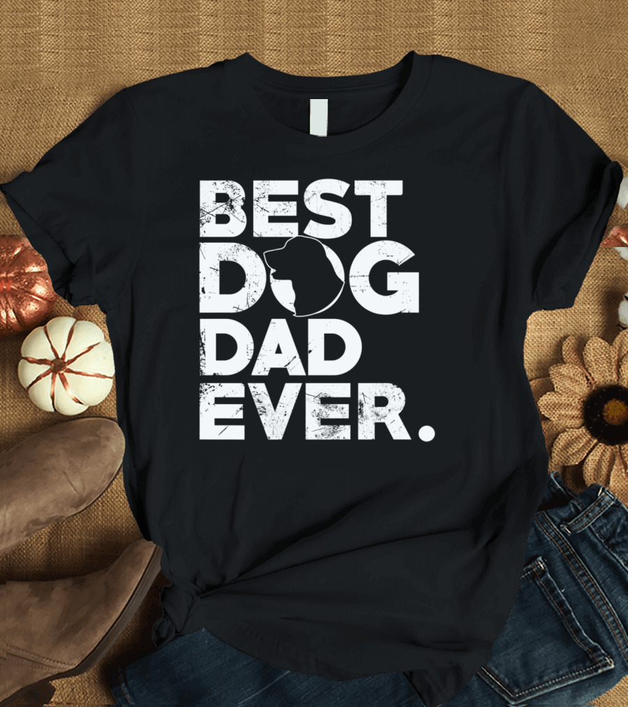 Best Golden Retriever Dog Dad Ever T-Shirt