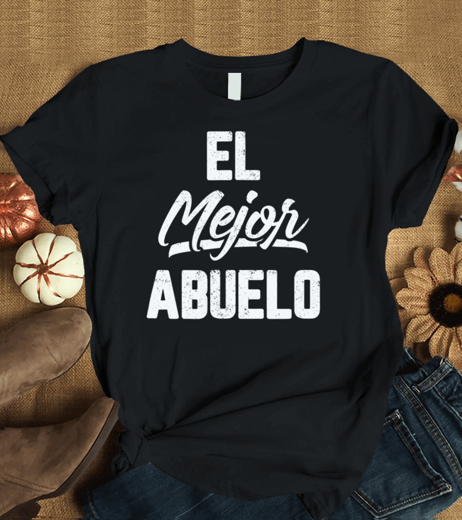 El Mejor Abuelo Mens Abuelo Grandpa in Spanish Dad Papa Padre22 T-Shirt