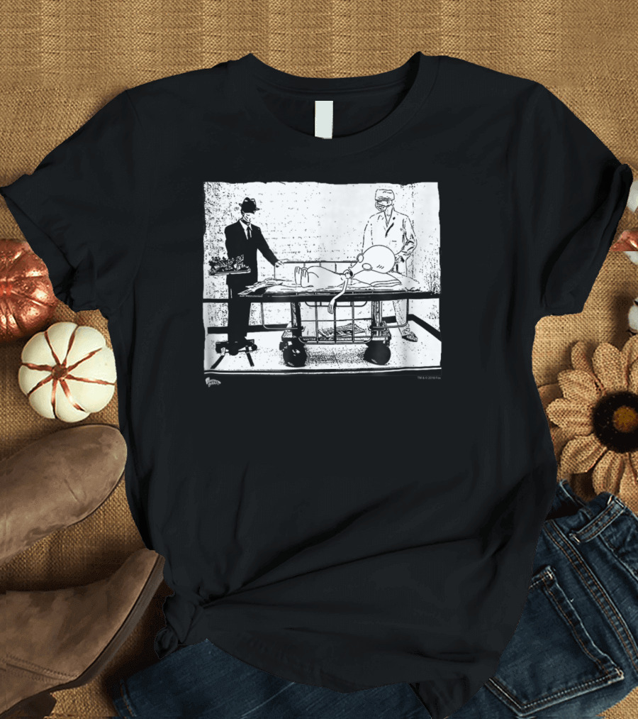 American Dad Autopsy55 Surreal Cartoon Forensic Examination Scene T-Shirt