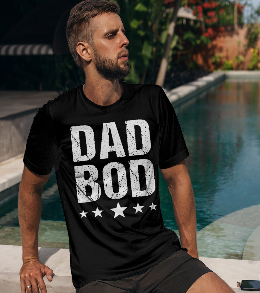 Dad Bod Stars Trendy Look T-Shirt