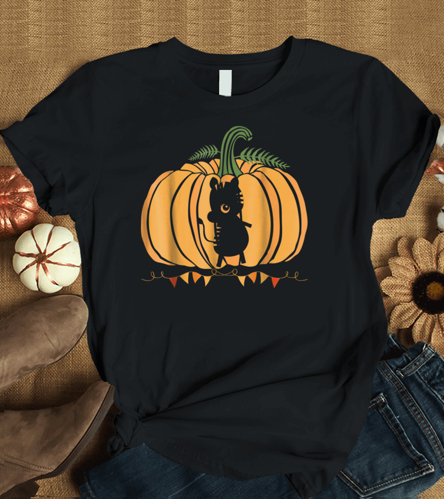 Animal Halloween Pumpkin Silhouette Dad Mom78 T-Shirt