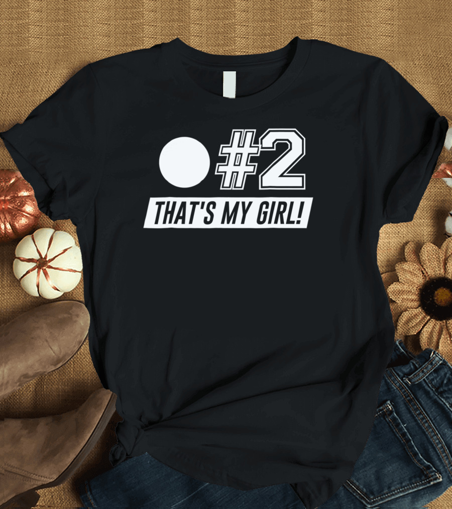 2 That's My Girl Softball Mom Softball Dad T-Shirt
