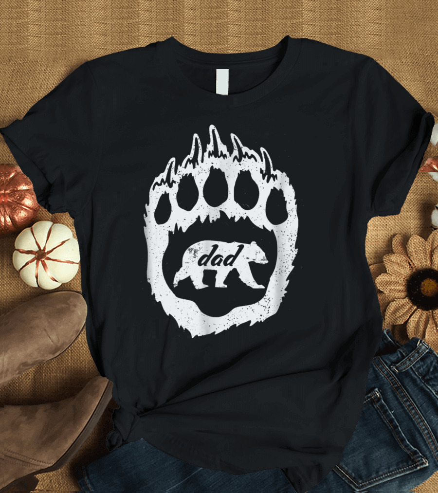 Dad Bear Paw52 Graphic with Bear T-Shirt