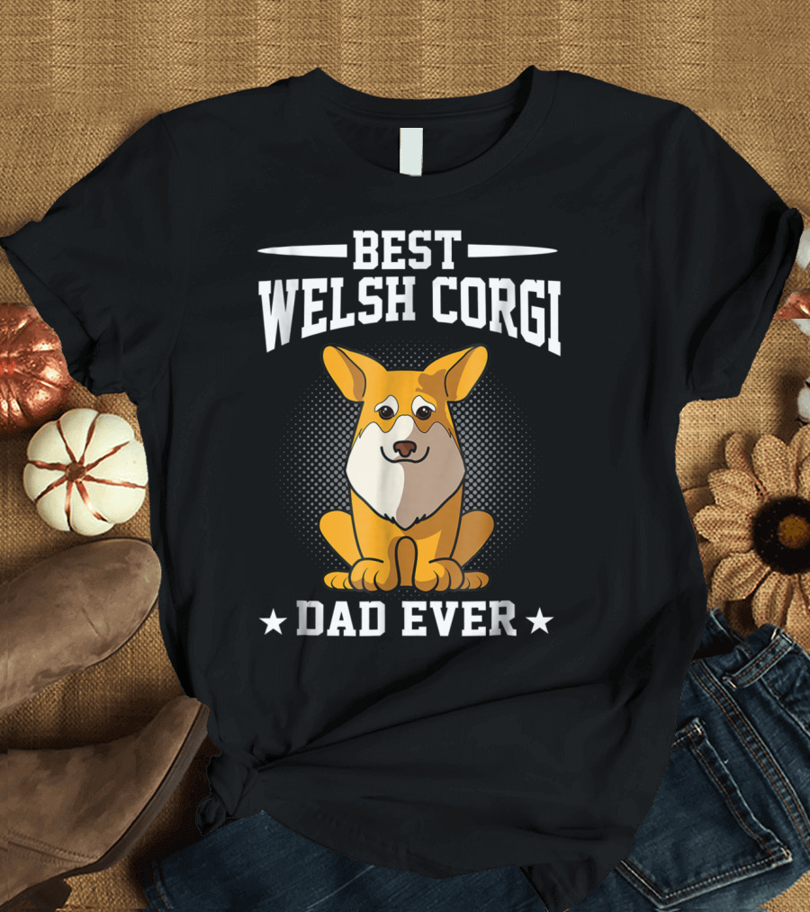 Best Welsh Corgi Dad Ever T-Shirt