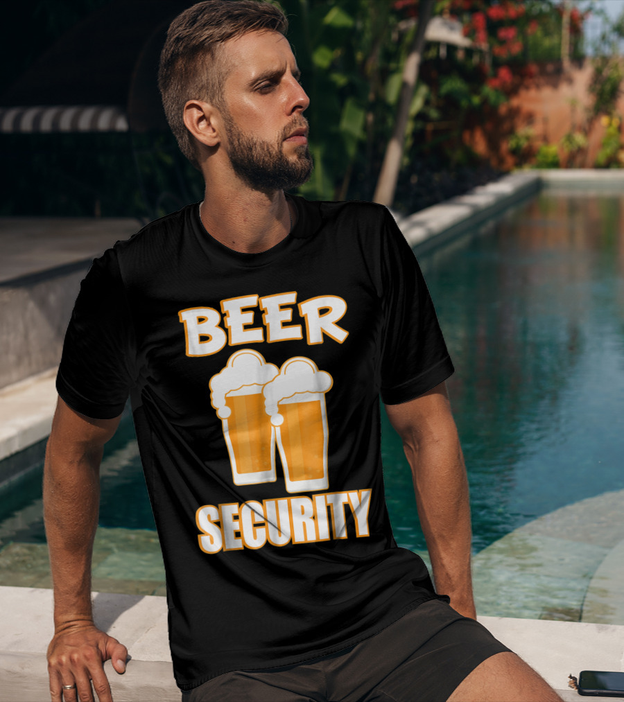 Beer Security Cool Dad T-Shirt