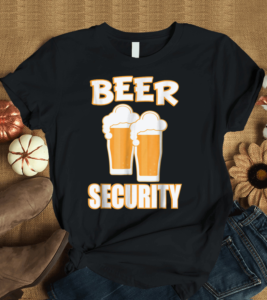 Beer Security Cool Dad T-Shirt