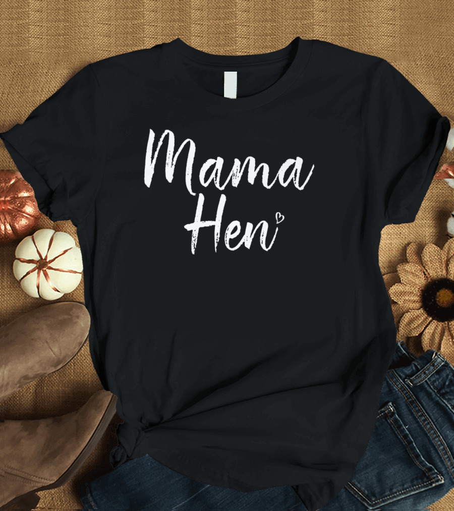 Mama Hen Chicken Lover Heart T-Shirt