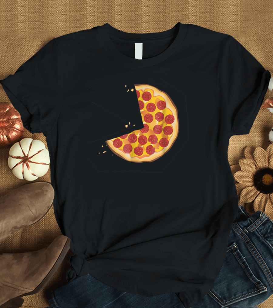 Matching Pizza Slice With 2 Kids Babies Twins Funny81 T-Shirt