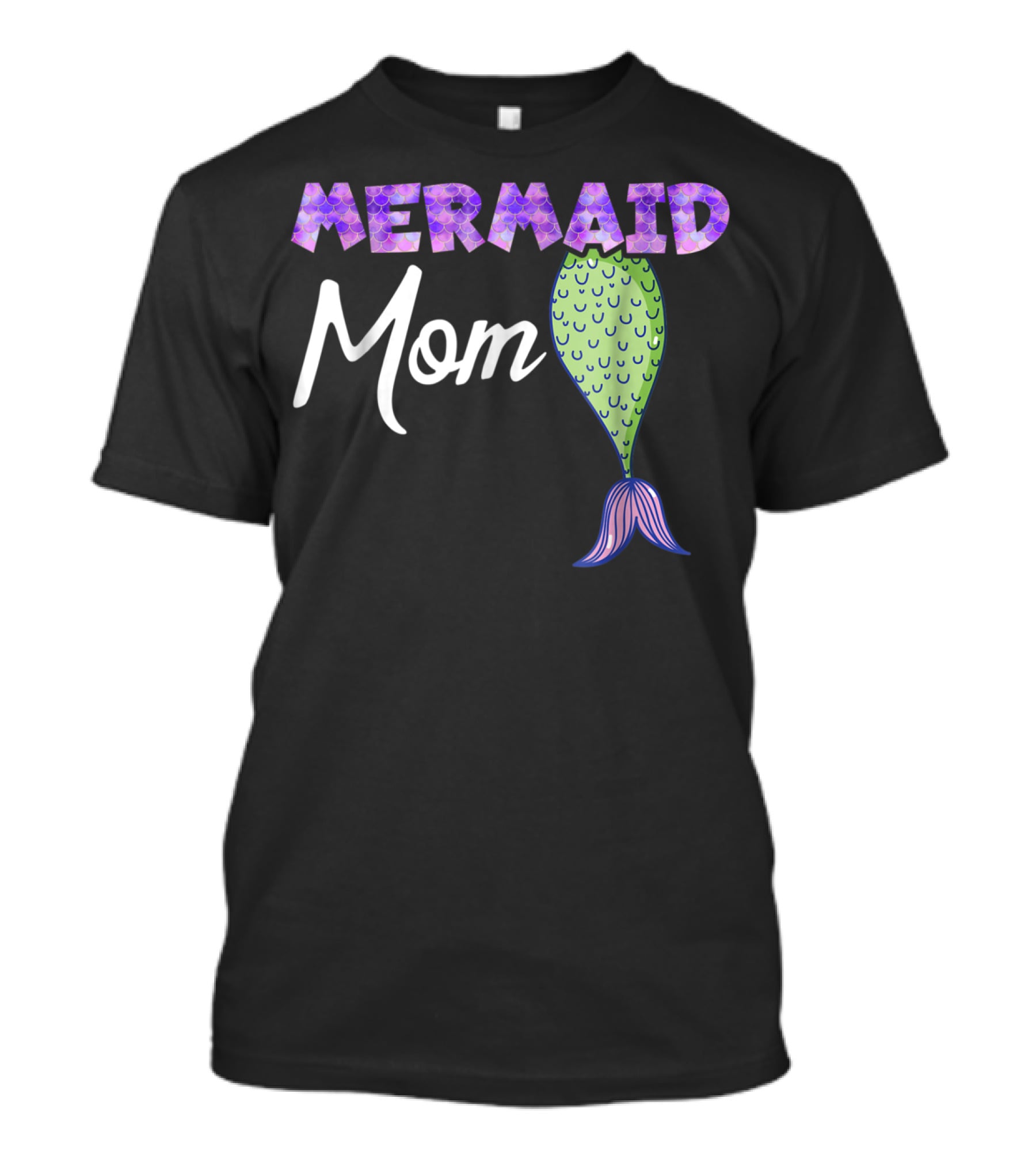 Mermaid Mom Birthday Party Mommy Wife33 T-Shirt