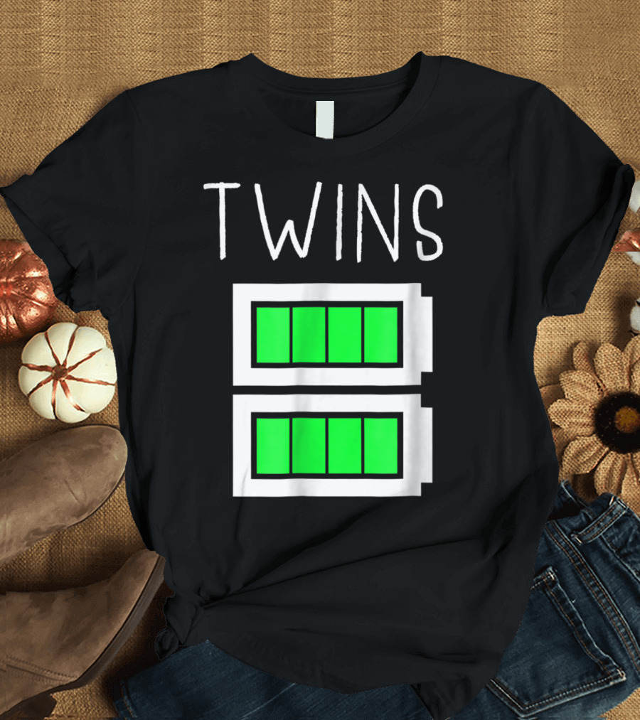 Twins Full Energy Full Batteries T-Shirt