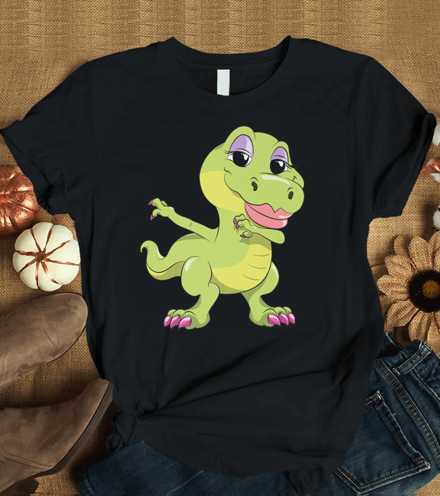 Unique Mamasaurus Mom S69 Cute Dinosaur Character T-Shirt