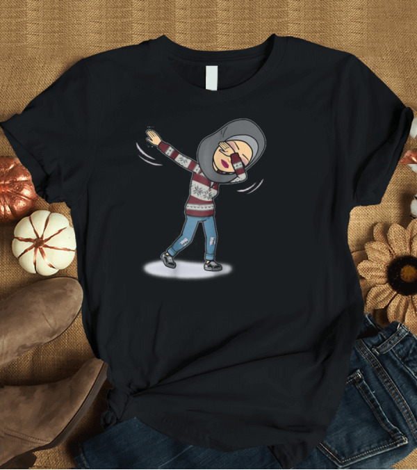 T-Shirt: Dabbing Muslim Mom in Hijab Winter T-Shirt Dabbing Muslim Mom in Hijab Winter T-Shirt
