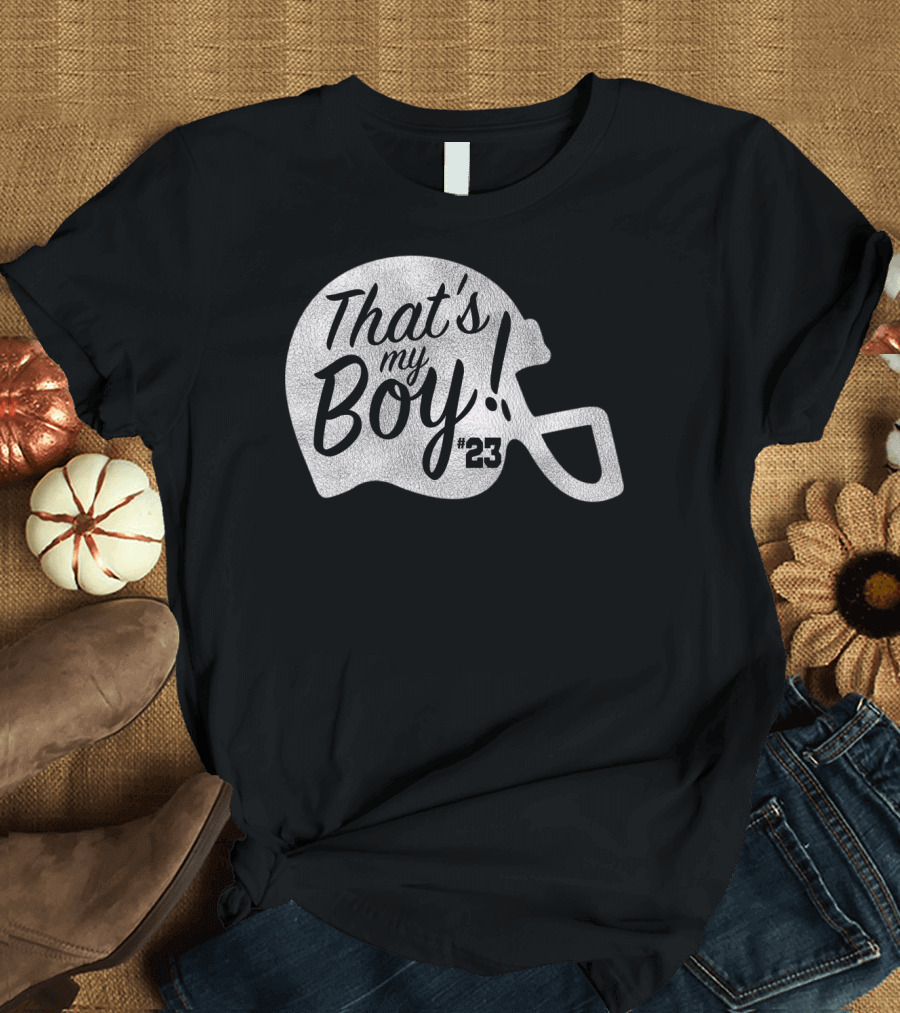 That's My Boy 23 Football Helmet T-Shirt