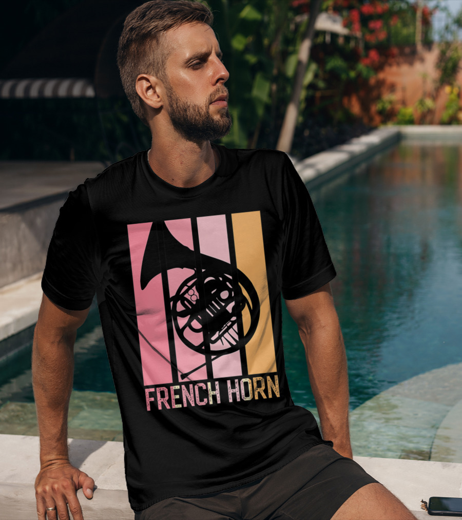 Band Mom Marching French Horn School75 T-Shirt