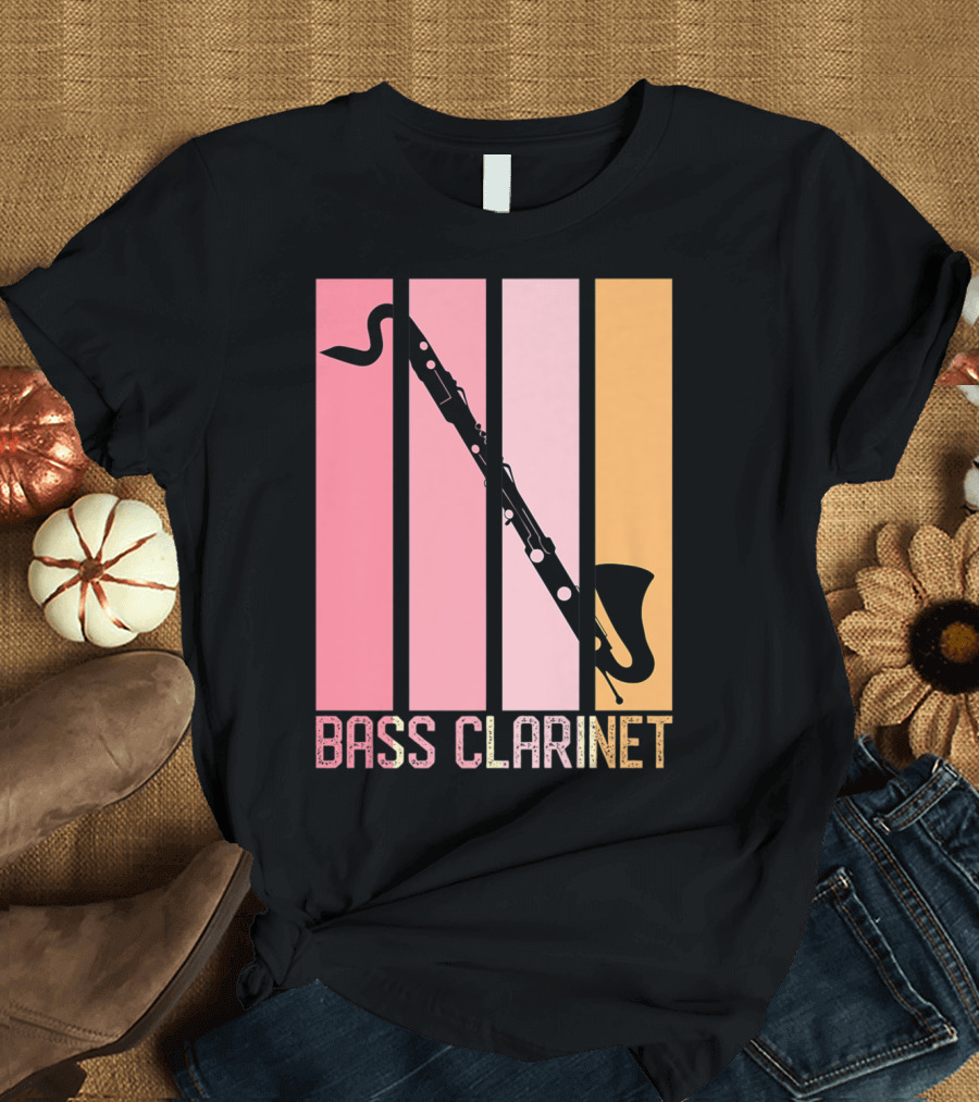 Bass Clarinet Band Mom Marching Band School T-Shirt