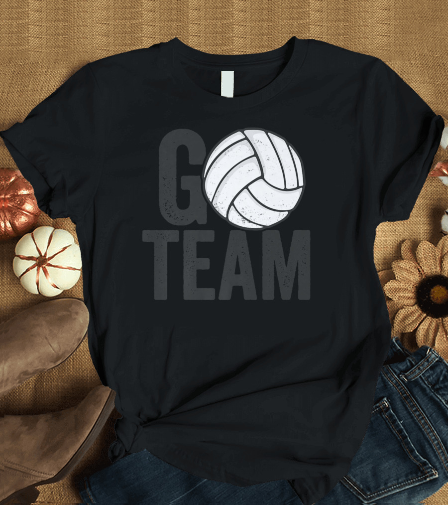 Go Team Volleyball Player Team Coach Family16 Volleyball T-Shirt