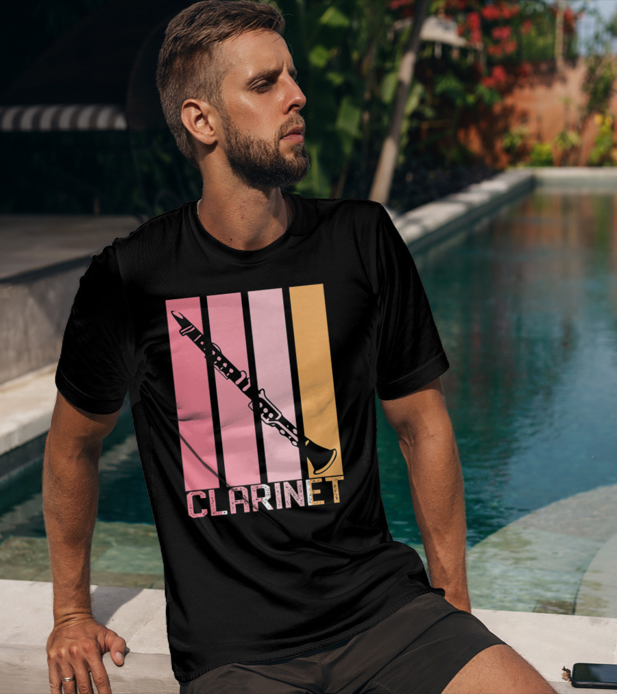 Band Mom Clarinet Marching Band School Clarinet T-Shirt