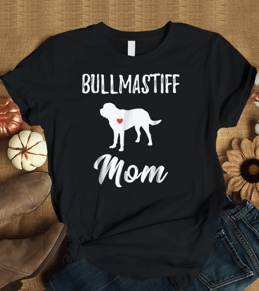 Bullmastiff Mom Dog Lover Owner Bullmastiff Mom T-Shirt